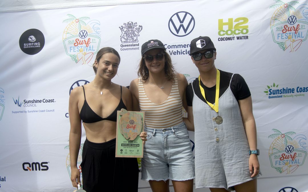 Sunshine Coast locals crowned the first state champions of the 2021 Volkswagen Queensland Surf Festival