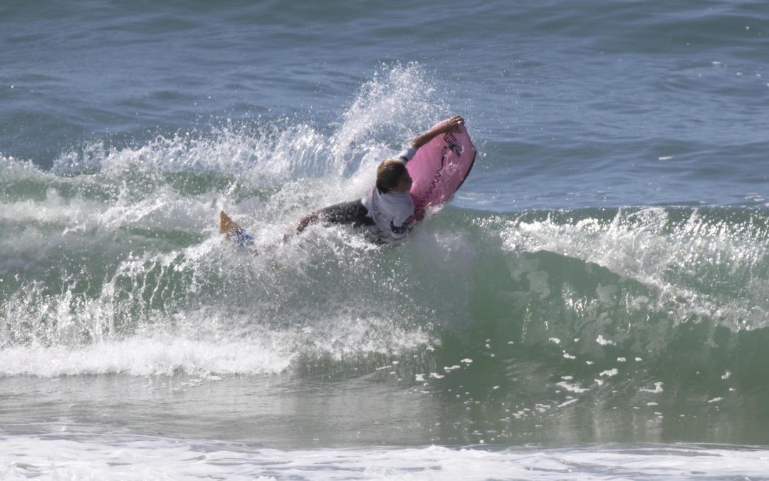 Luke Jackson takes out two Queensland bodyboarding titles in perfect conditions at Coolum Beach