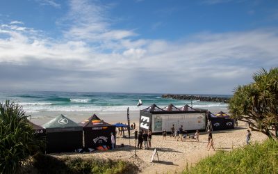 Duranbah Pumps for Day Two of the Billabong Occy’s Grom Comp presented by Kirra Surf