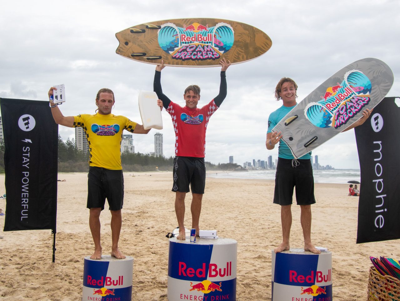 Red Bull Foam Wreckers Burleigh Heads Blitz Surfing Queensland