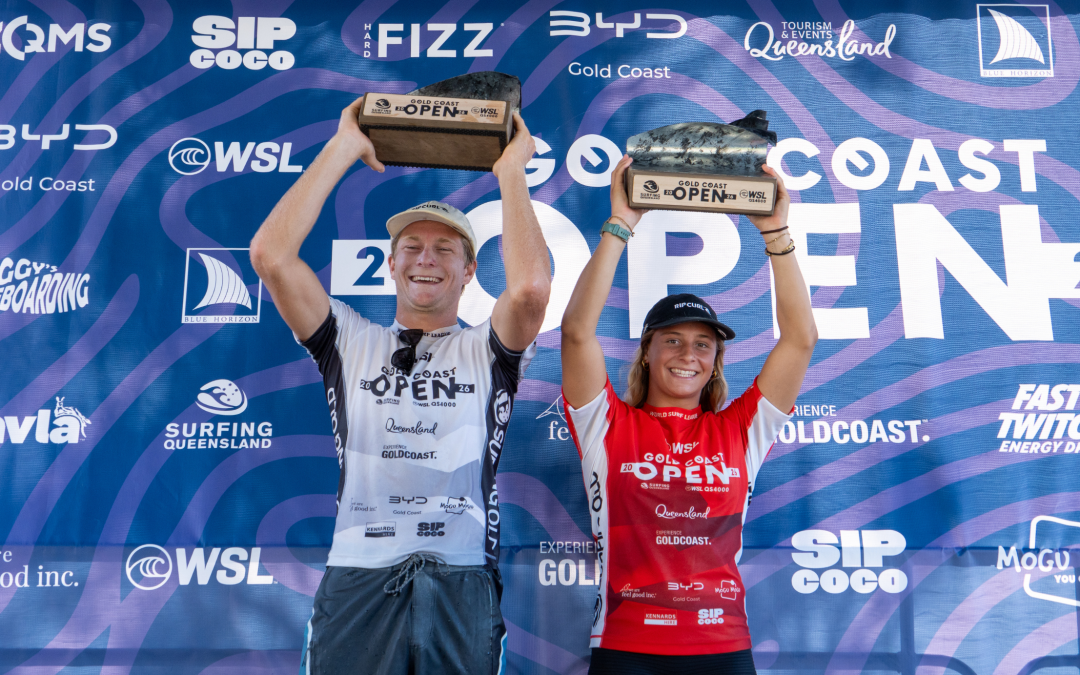 Reigning WSL World Junior Champions Isla Huppatz and Dane Henry Win 2026 Gold Coast Open