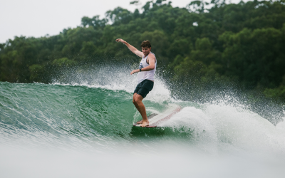 Nicholas Brewer and Malia Ilagan Win Noosa Longboard Pro