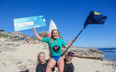 FELICITY PALMATEER & KAEL WALSH SECURE WILDCARDS INTO THE WORLD SURF LEAGUE ROTTNEST SEARCH EVENT