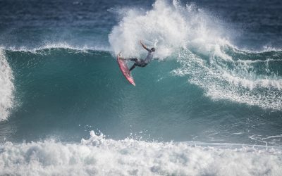 PUMPING WAVES FOR DAY 2 ELIMINATIONS AT BOOST MOBILE MARGARET RIVER PRO PRES. BY CORONA