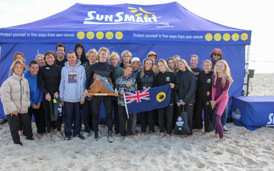 MARGARET RIVER CLAIMS A RECORD 16TH STRAIGHT VICTORY AT THE SUNSMART WA SCHOOL SURFING TITLES