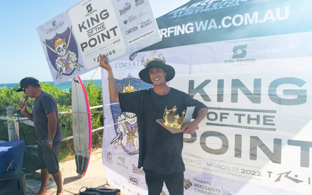 YALLINGUP SURFERS CLAIM A ROYAL FLUSH OF VICTORIES AT THE 2022 CORSAIRE AVIATION KING OF THE POINT