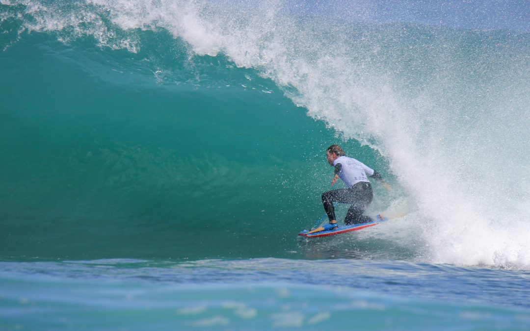THE THINK MENTAL HEALTH WA BODYBOARD CHAMPIONSHIP BLESSED WITH PUMPING WAVES AT GAS BAY