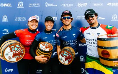 GABRIEL MEDINA & CARISSA MOORE WIN WESTERN AUSTRALIA MARGARET RIVER PRO