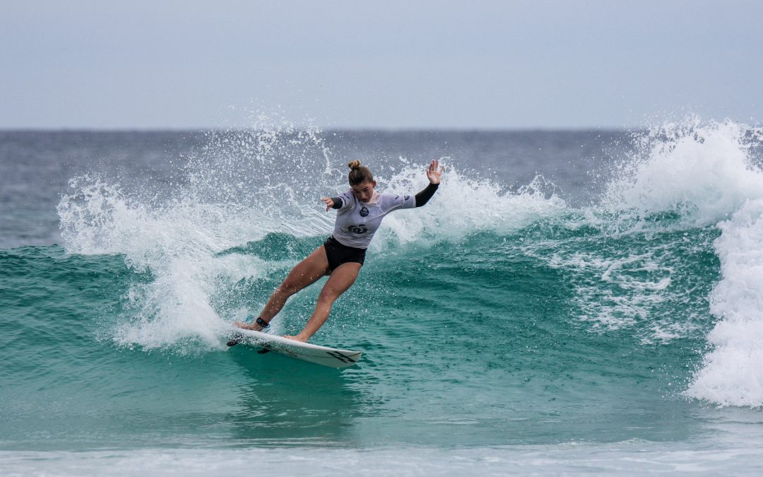GROMS SET THEIR SIGHTS ON STOP TWO OF THE WOOLWORTHS STATE JUNIOR SURFING TITLES
