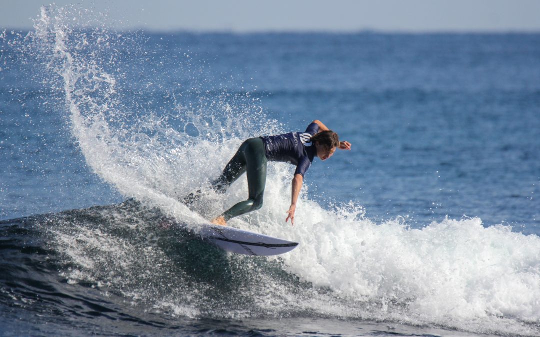 GROMS SHINE IN SMALL SWELLS AT STOP # 2 THE WOOLWORTHS WA JUNIOR SURFING TITLES