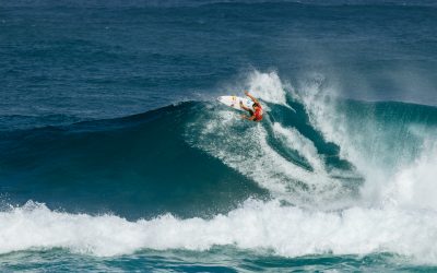 WILD CONDITIONS TEST MEN’S FIELD IN OPENING ROUNDS OF HURLEY PRO SUNSET BEACH