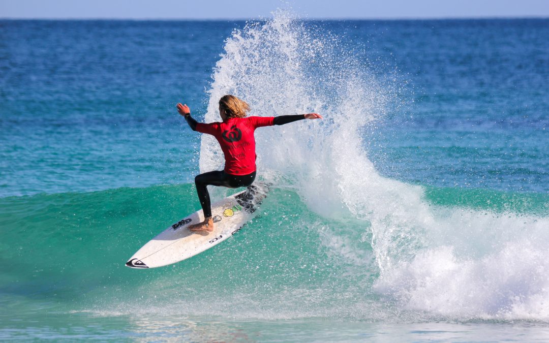 GROMS SET THEIR SIGHTS ON TRIGG FOR STOP # 2 OF THE WOOLWORTHS STATE JUNIOR SURFING TITLES