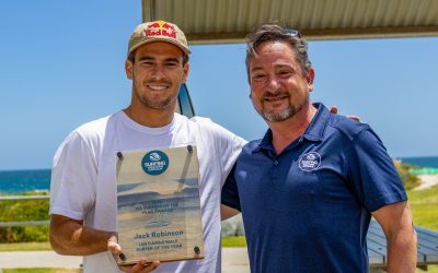 JACK ROBINSON HONOURED WITH SURFER OF THE YEAR AWARD AT SURFING WA STATE PRESENTATIONS