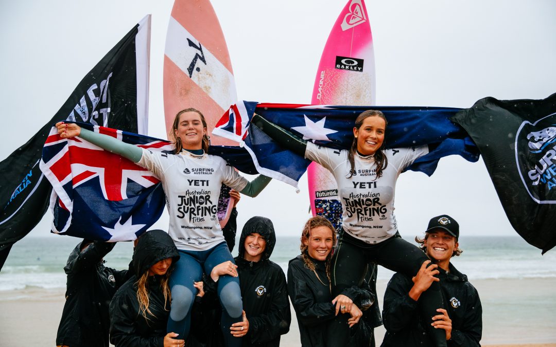 MARGARET RIVER DOMINATES DAY 5 OF THE YETI AUSTRALIAN JUNIOR SURFING TITLES AS QUARTERFINALISTS LOCKED IN