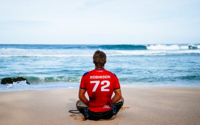 JACK ROBINSON ON FIRE DURING HIS OPENING ROUND HEAT AT LEXUS PIPE PRO PRESENTED BY YETI 