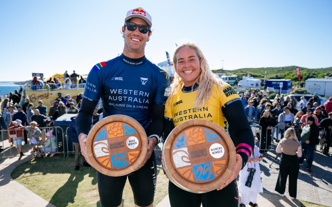 GABRIELA BRYAN AND JORDY SMITH WIN WESTERN AUSTRALIA MARGARET RIVER PRO