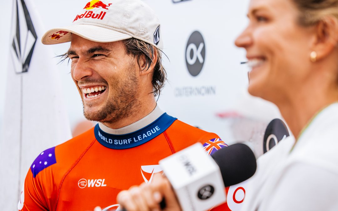 ROBINSON ROARS INTO QUARTERS AT LEXUS TRESTLES PRO