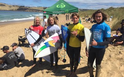 WOOLWORTHS TASMANIAN 2020/21 JUNIOR TITLES Rd 2. Nth Clifton Beach.