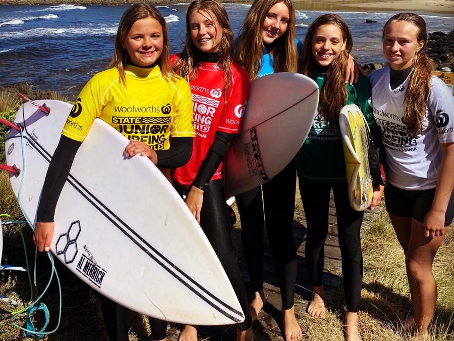 Woolworths Tassie State Junior Surfing Titles To Begin In The South East This Weekend