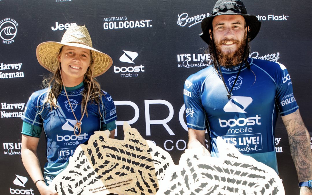Mikey Wright and Isabella Nichols Claim Dominating Victories at The Boost Mobile Pro Gold Coast
