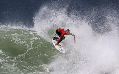 GOOFY-FOOTERS SHINE ON THE OPENING DAY OF RIP CURL GROMSEARCH AT MEREWETHER.