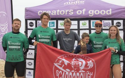 Scarborough wins nudie Australian Boardriders Battle in Kiama.