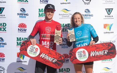 Dylan Moffat and India Robinson take out the Mad Mex Maroubra Pro