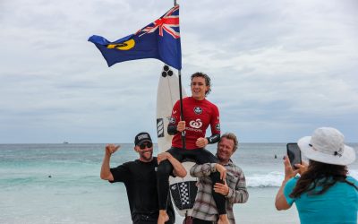 TROPICAL CYCLONE SEROJA PROVIDES A WET BUT WONDERFUL FINISH TO THE WOOLWORTHS WA JUNIOR SURF TITLES AT TRIGG POINT