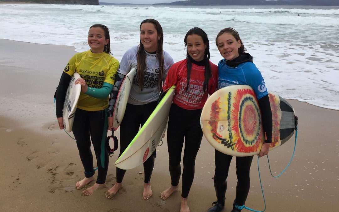 Clifton Girls Shine In Woolworths Tasmanian State Junior Surfing Titles