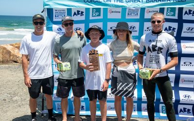 Le-Ba take out the northern NSW Australian Boardriders Battle qualifier in Coffs Harbour