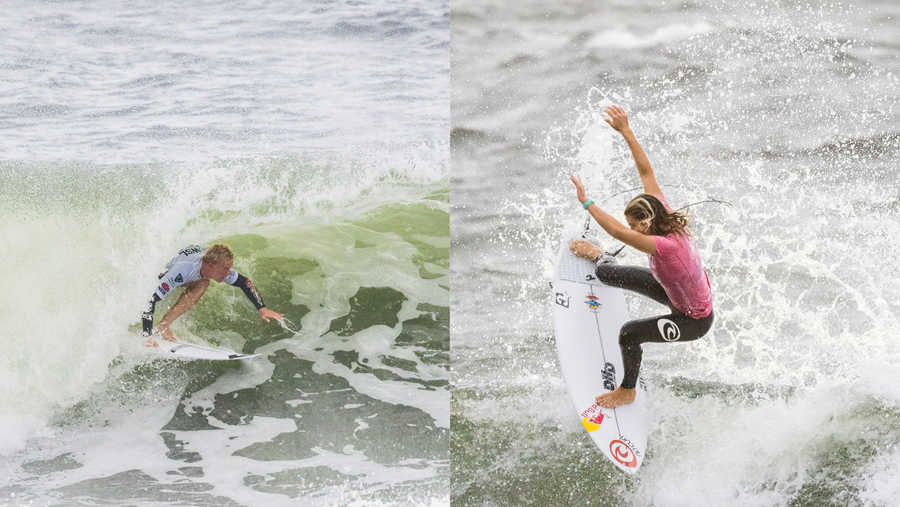 Molly Picklum and Joel Vaughan Show the Strength of Central Coast Surfing Winning Central Coast Pro Junior