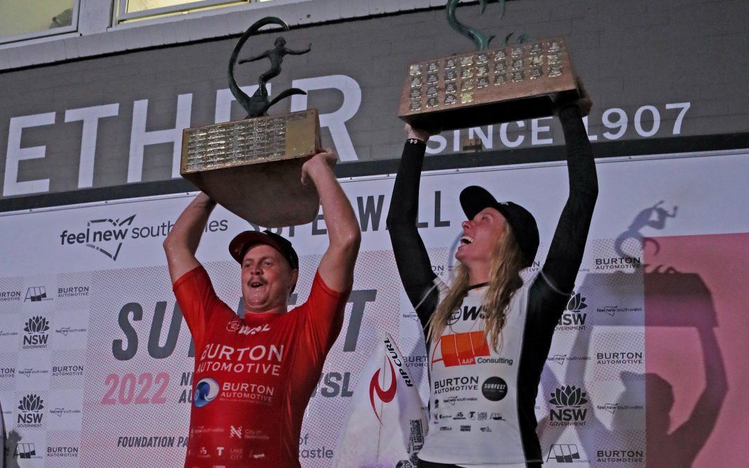 Jackson Baker and Macy Callaghan Claim Victory at Newcastle Surfest WSL QS 5000