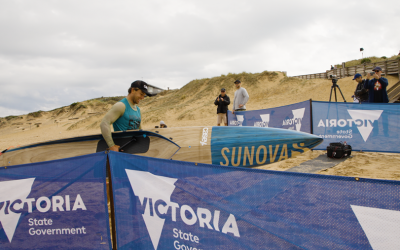 Dramatic end to technical race on Day 3 of the 2022 Australian SUP Titles