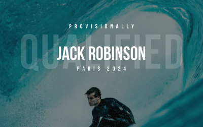 Jack Robinson Has Provisionally Qualified for Surfing at Paris 2024