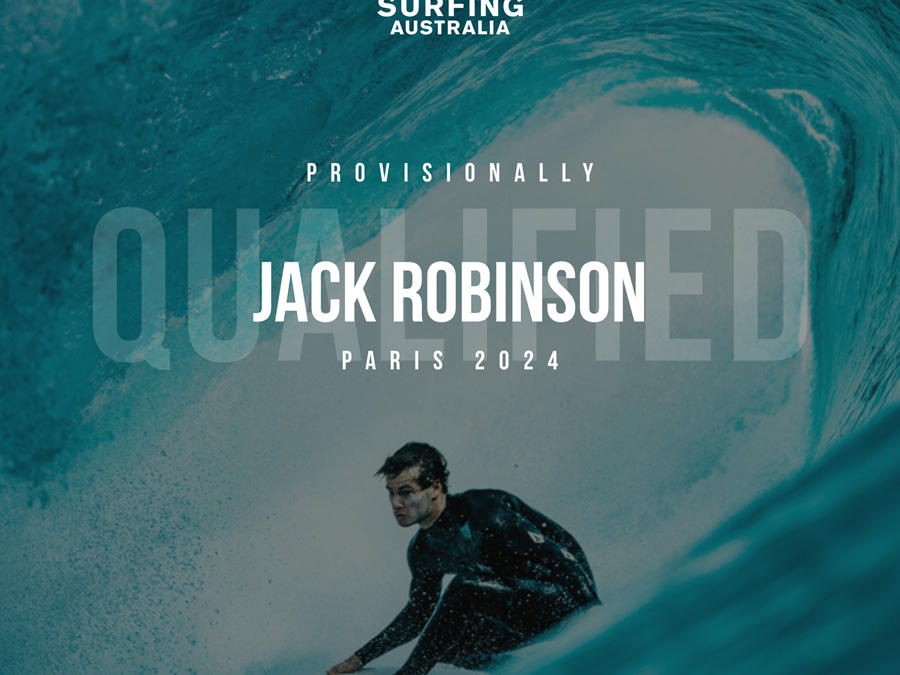 Jack Robinson Has Provisionally Qualified for Surfing at Paris 2024