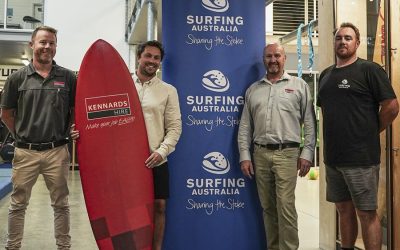 Surfing Australia welcomes new partner, Kennards Hire to Hyundai ABB