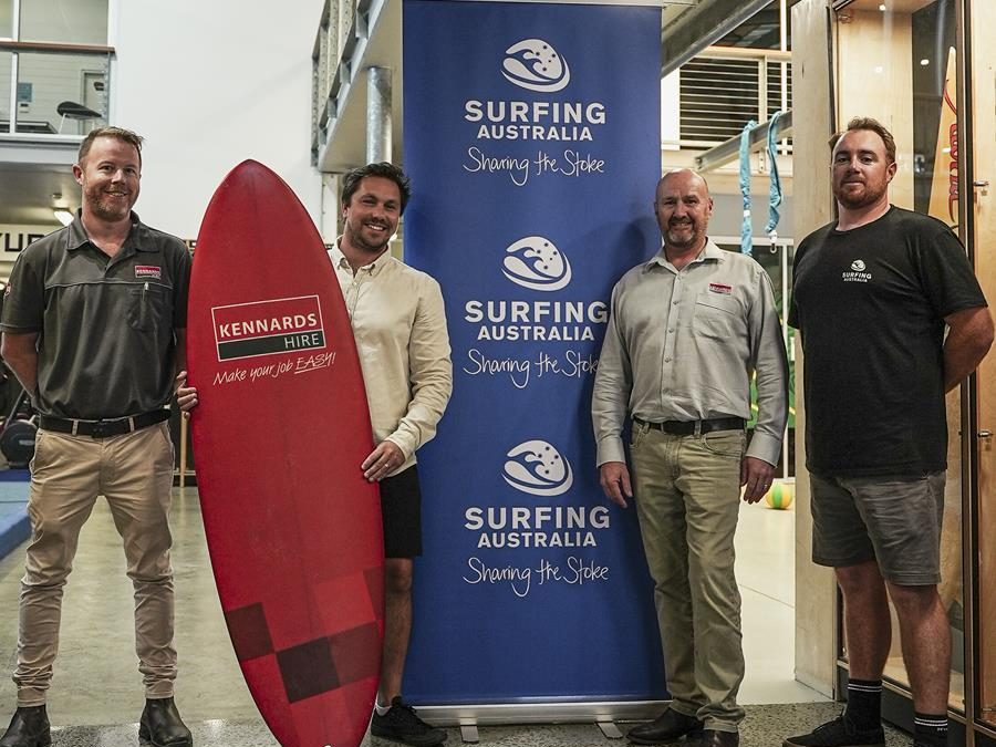 Surfing Australia welcomes new partner, Kennards Hire to Hyundai ABB