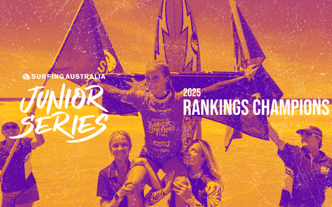 2025 Surfing Australia Junior Series Rankings Champions
