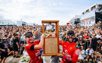 Tyler Wright and Filipe Toledo Win Rip Curl Pro Bells Beach