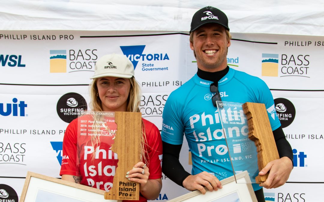 Tully Wylie and Nyxie Ryan victorious at Phillip Island Pro presented by Bass Coast Shire