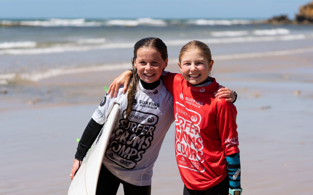 Groms of all ages descend on Torquay for Woolworths Surfer Groms Comp