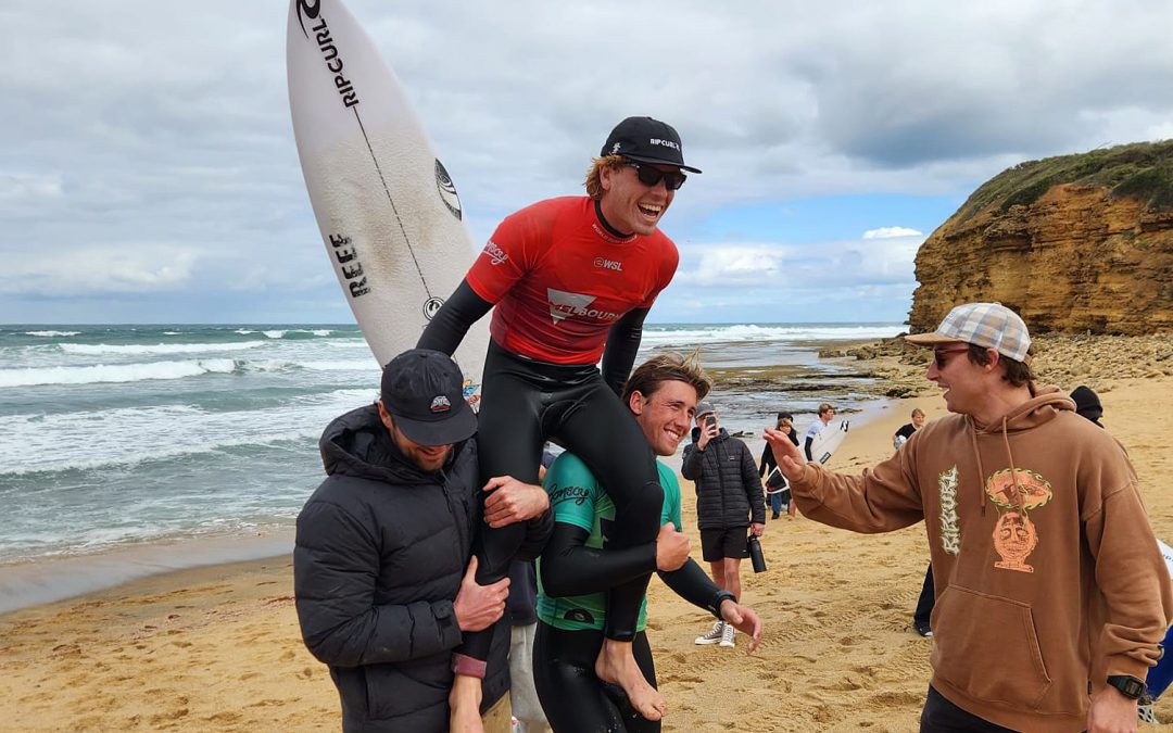 Kobie Enright and Xavier Huxtable Win Rip Curl Pro Trials Presented By Visit Victoria