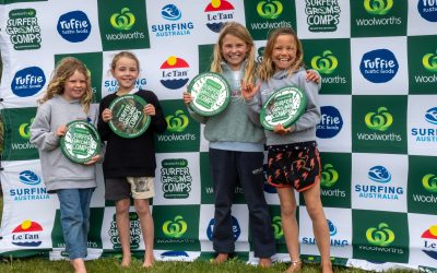 Champions Rise At Torquay Point On Finals Day Of The 2023 Woolworths Surfer Groms Comp