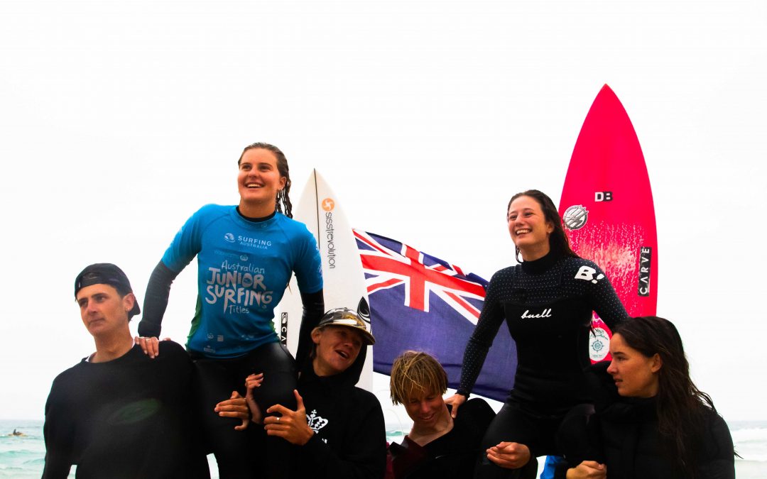 Victorian Junior Surfing Team do state proud on Phillip Island