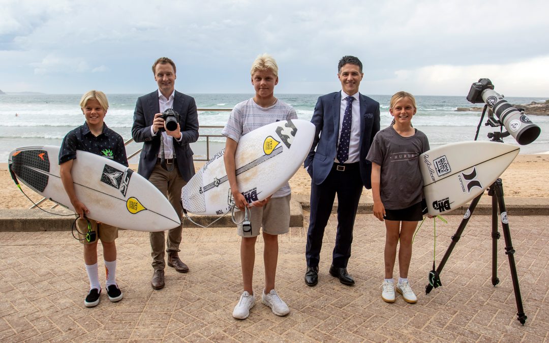 MINISTERS SUPPORT SURFING NSW’S CREATIVE KIDS PROGRAM.