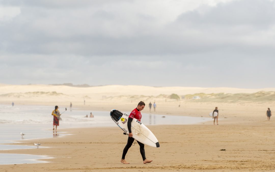 COMPETITION HITS BIRUBI BEACH FOR THE OPENING DAY OF THE PORT STEPHENS PRO PRES. BY MAD MEX