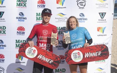 DYLAN MOFFAT AND INDIA ROBINSON TAKE OUT THE MAD MEX MAROUBRA PRO.