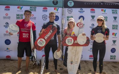 MOLLY PICKLUM AND MATT BANTING TAKE OUT THE 2021 VISSLA CENTRAL COAST PRO.