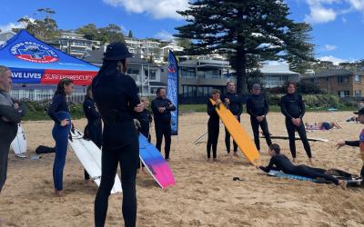 Celebrations turn into surfers’ saving lives after the Australian Boardriders Battle National Final at Newcastle City Beach