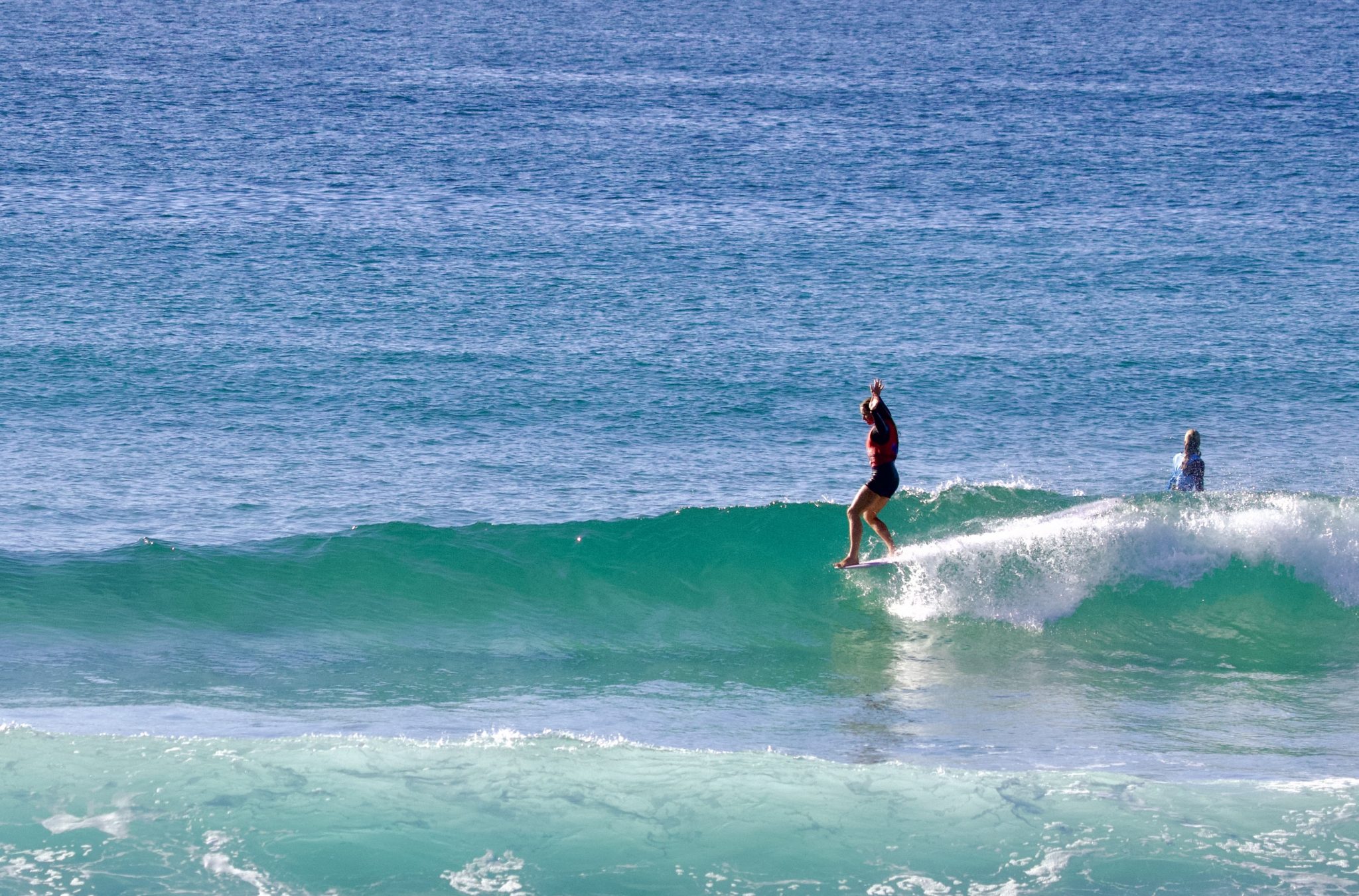 Competitors crossstep and weave their way to QS victory and World